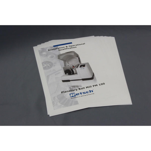  RETSCH 992000006, IQ/OQ Documentation for PM 100 / PM 100 CM 