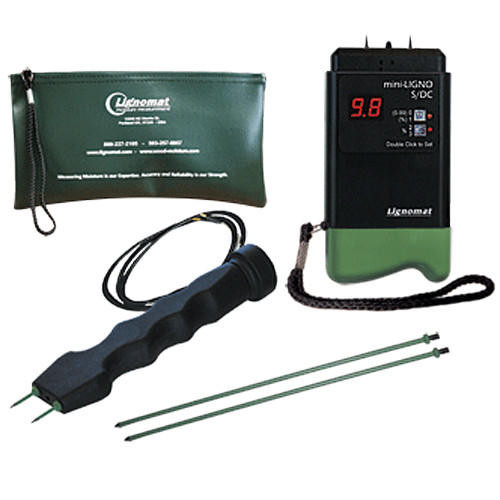  Lignomat S-4P Mini-Ligno S/DC Moisture Meter Kit 