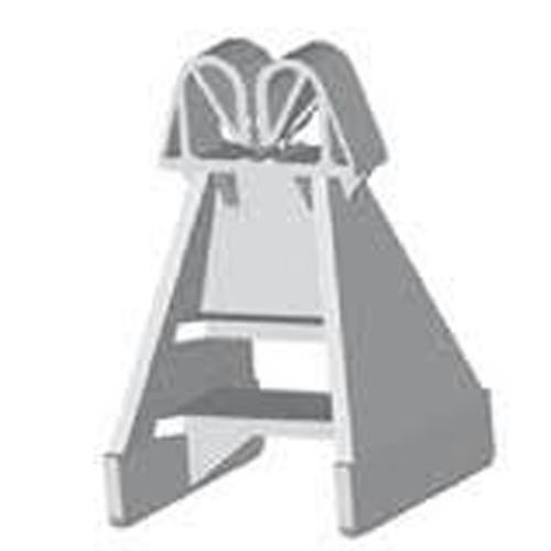  Rebar Support Products SE075, 0.75in Q-Decking Chairs, #4 Max Bar (2000 pieces per carton) 