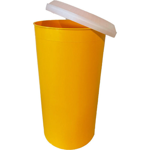  M.A. Industries 004-48002-1, 4x8in Concrete Test Cylinder Molds, Yellow, Domed Lid (50 per case) 