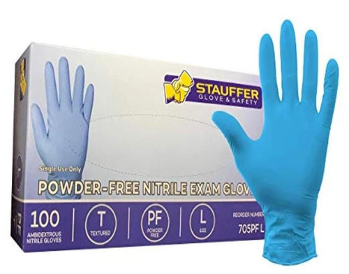  HMA Lab Supply AP-0103 Vinyl Disposable Gloves - Box of 100 Gloves 