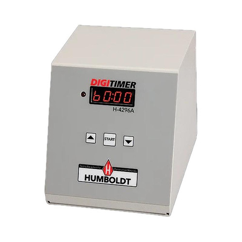 HMA Lab Supply 60-Minute Timer, Digital, electronic laboratory timer with a digital display showing 60:00, featuring buttons for start, up, and down adjustment.