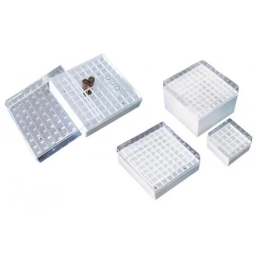 Lab Companion CRB-81S Cryo Box for 1.2mL to 2.0mL Tubes 