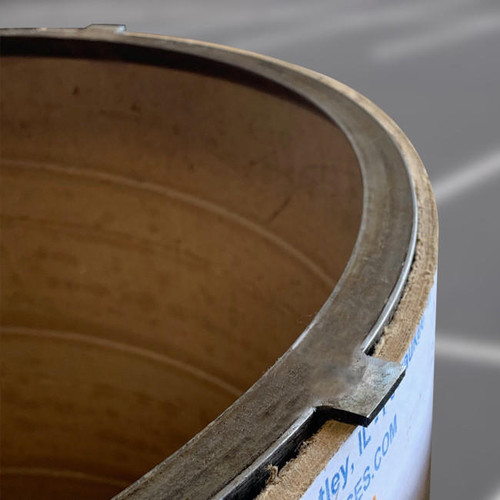  Deslauriers CH24-T Steel Chamfer Ring for Column Form, 24" Dia., 3/4 X 3/4 Full Round with Tabs 