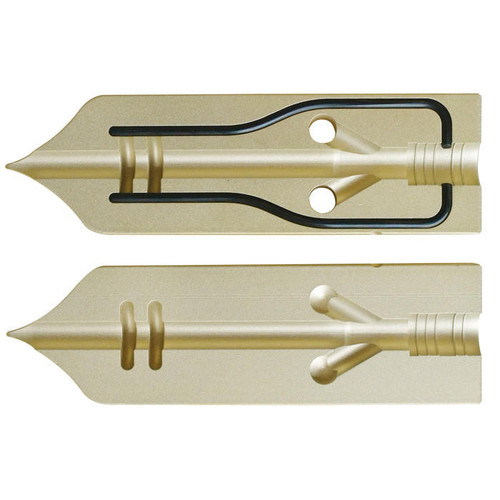  Jameson J103-140612001 MiniFlow Adapter Plates; 7 mm Inlet Dia. x 14 mm Duct O.D., 5-6 mm Fiber Dia. 