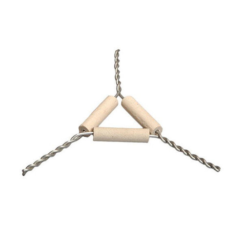  United Scientific CPT015 Clay pipe triangle, 1 1/2" side length 