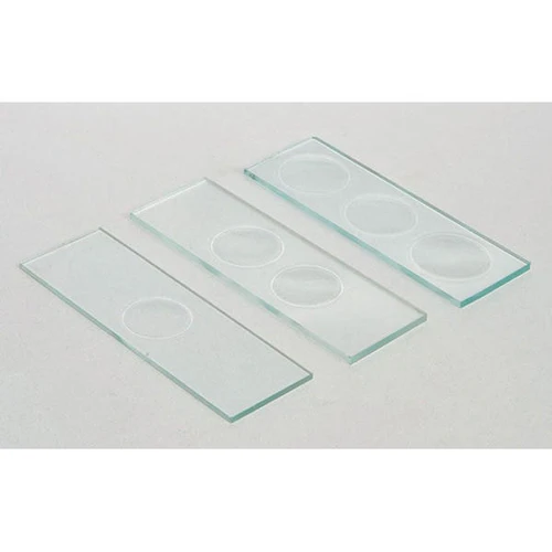  United Scientific CS3X12-PK/12 Concavity slides, glass, 2 concavities, pk/12 
