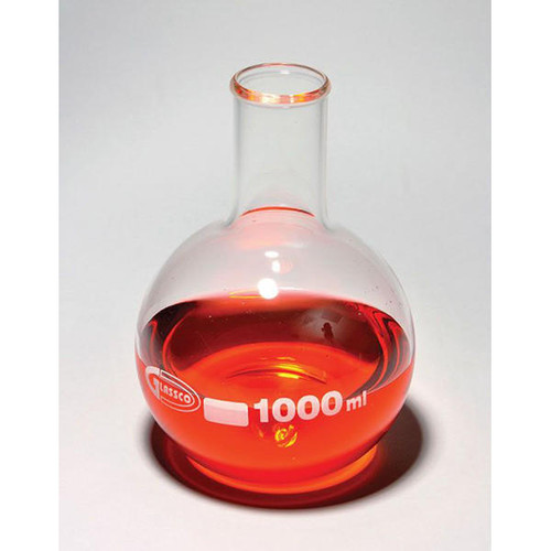  United Scientific FG4060-500-CASE Boiling flask, flat bottom, borosilicate glass, 500ml, case of 24 