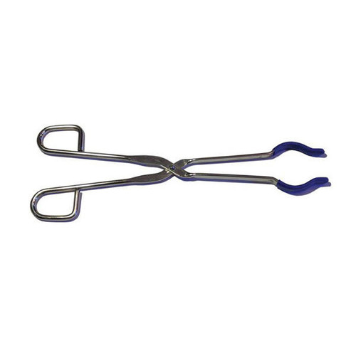  United Scientific FTSS04 Flask tongs, stainless,with silicone coated grips 