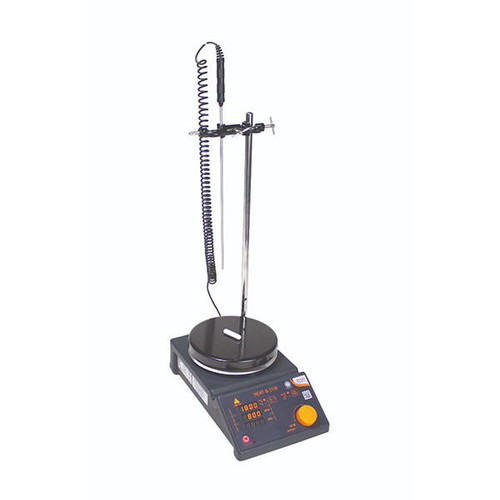 Hot Plate with Magnetic Stirrer and Detachable Support Bar w/ Clamp