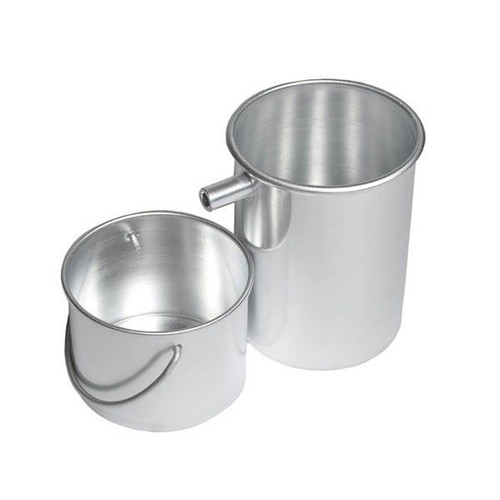  United Scientific OFLCN1 Overflow can only, 4" i.d. x 5" h, cap. 800ml, spout 0.5" i.d. x 1.5" l 