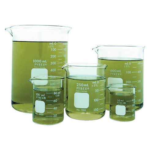 Corning Pyrex Griffin Lab Beaker, Glass, 800ml (6/Pk) 