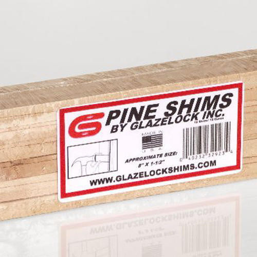 12 pc - 7-3/8 Wood Shims