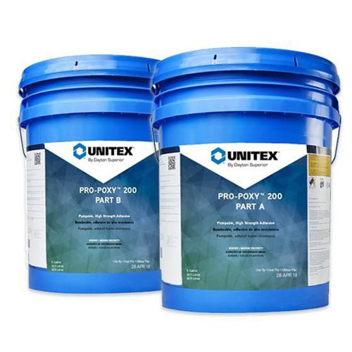 Dayton Superior Dayton Pro Poxy 200 Epoxy Adhesive, 2 Gallon 