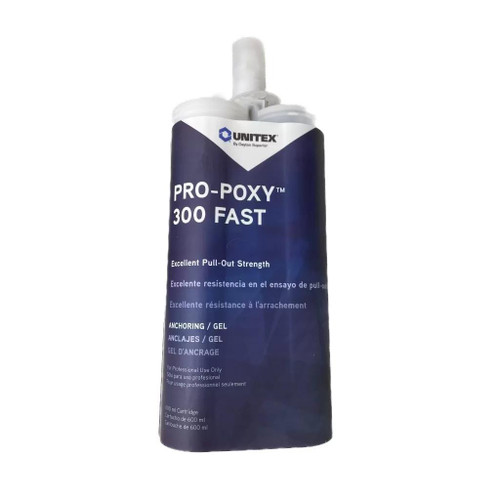 Dayton Superior Pro Poxy 300 Fast Epoxy Gel Adhesive, 250ml (12 Cartridges/Case) 