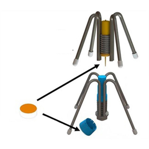Dayton Stick-On Foam DOT Insert Locator (Carton of 500)