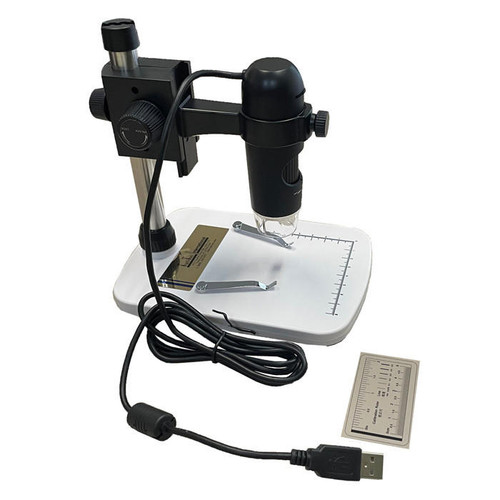  Turf-Tec MACRCCA-2-L, USB Digital Microscope and stand - 20x & 300x - 5 Mega Pixel Camera 