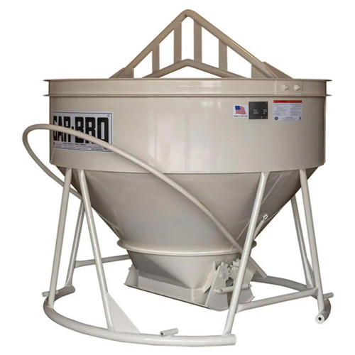 Concrete Bucket, Lightweight Round Gate, 1/2 Cubic Yards