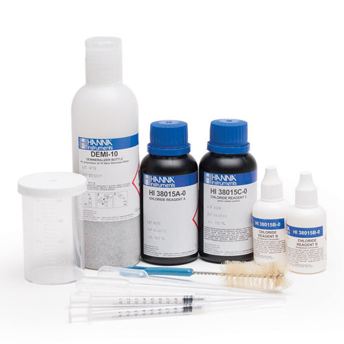  Hanna Instruments HI38015 Extended Range Chloride Test Kit 