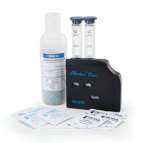  Hanna Instruments HI38017 Free and Total Chlorine Test Kit (Low and Medium Range) 