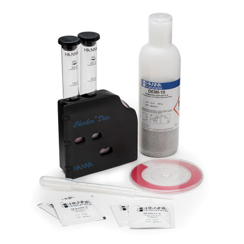  Hanna Instruments HI38020 Free and Total Chlorine Low, Medium and High Range Test Kit 