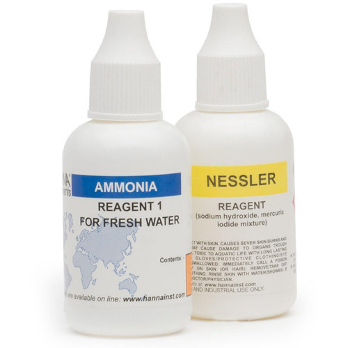  Hanna Instruments HI38049-100 Ammonia Test Kit for Fresh Water Replacement Reagents (100 tests) 