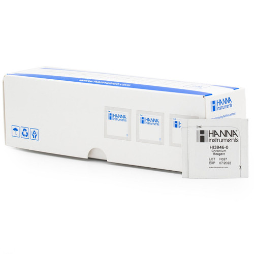  Hanna Instruments HI3846-100 Chromium Test Kit Replacement Reagents (100 tests) 