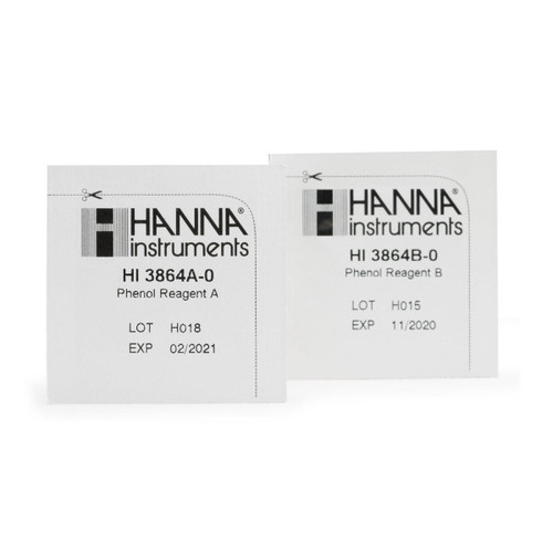  Hanna Instruments HI3864-100 Phenols Test Kit Replacement Reagents (100 tests) 