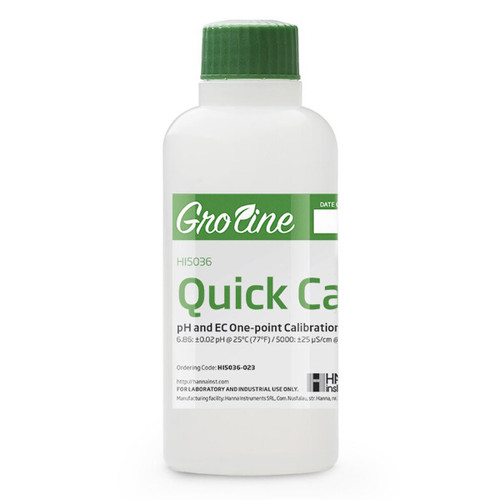  Hanna Instruments HI5036-012 Quick Calibration Solution for GroLine pH and EC Meters (120 ml) 
