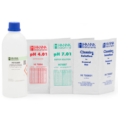  Hanna Instruments HI547-11PS General pH Calibration Bundle, pH 4 & 7 (Sachets) 
