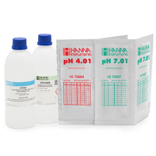  Hanna Instruments HI547-11T pH Calibration Bundle, pH 4 & 7 