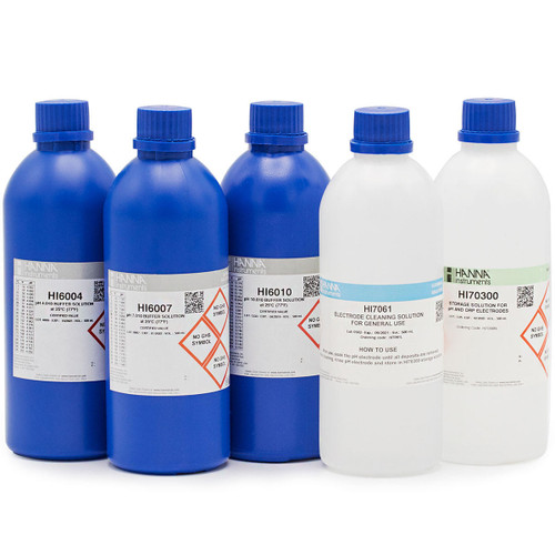  Hanna Instruments HI64710-11 Laboratory Calibration Bundle 