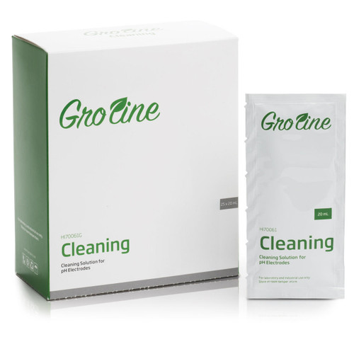  Hanna Instruments HI70061G GroLine General Purpose Cleaning Solution Sachets, 20 mL (25 pcs.) 