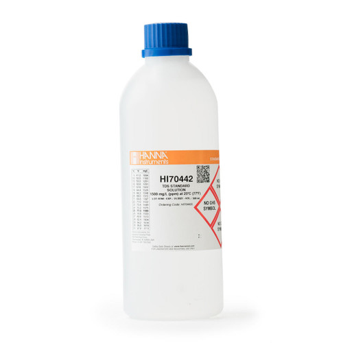  Hanna Instruments HI70442/1L 1500 mg/L (ppm) TDS Calibration Solution (1L) 