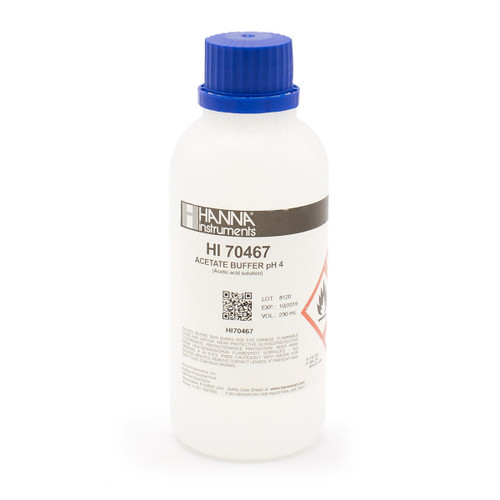  Hanna Instruments HI70467 Acetate Buffer pH 4.18, 230 mL 