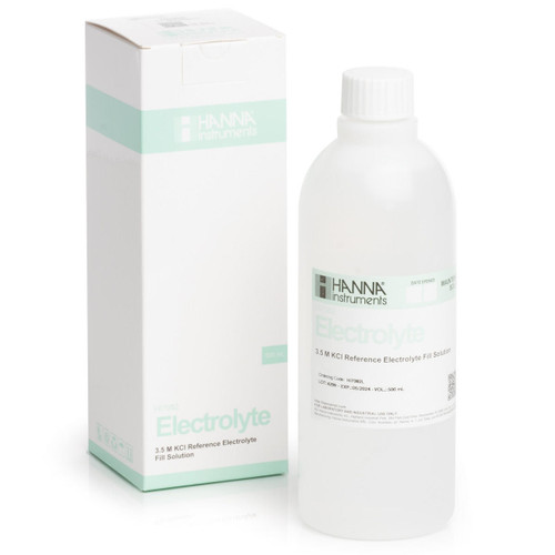  Hanna Instruments HI7082L Electrolyte Solution 3.5M KCl (460 mL) 