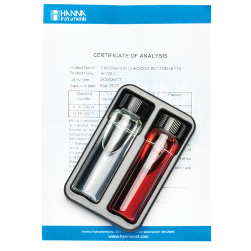  Hanna Instruments HI726-11 Nickel High Range Checker HC Calibration Check Set 