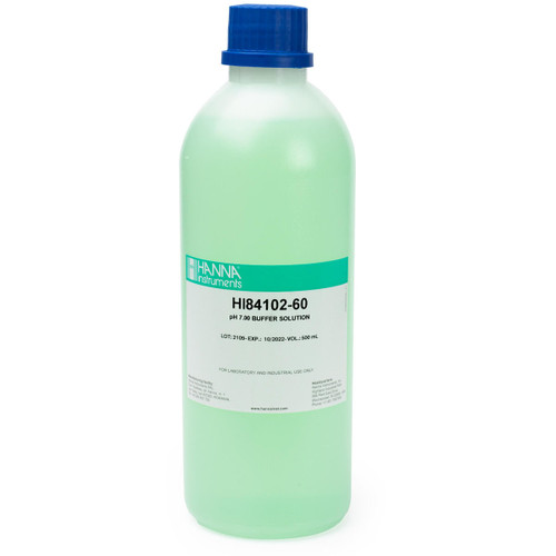  Hanna Instruments HI84102-60 pH 7.00 Buffer Solution for Total Acidity for Wine Analysis 