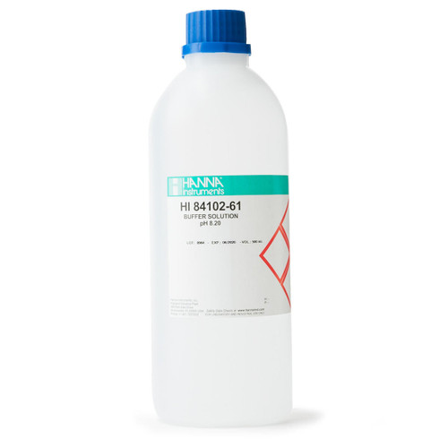  Hanna Instruments HI84102-61U pH 8.20 Buffer Solution for Total Acidity for Wine Analysis 