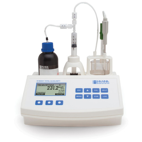  Hanna Instruments HI84531U-01 Mini Titrator for Measuring Titratable Alkalinity in Water and Wastewater 