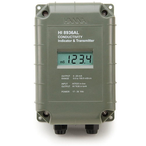  Hanna Instruments HI8936DN Conductivity Transmitters to use with Four-ring Probe 