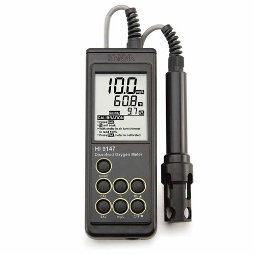  Hanna Instruments HI9147-15 Portable Galvanic Dissolved Oxygen Meter 