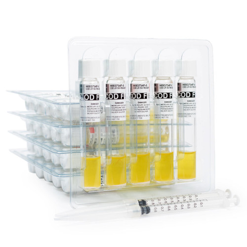  Hanna Instruments HI93754F-25 COD Low Range Reagent Vials, ISO Method (25 tests) 