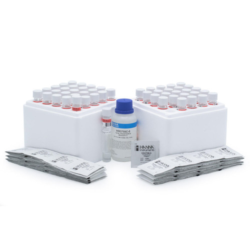  Hanna Instruments HI94758C-50 Total Phosphorus Low Range Reagents with Barcode Recognition 