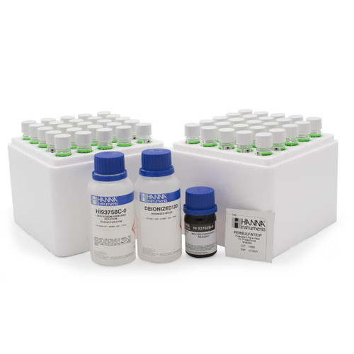  Hanna Instruments HI94763B-50 Total Phosphorus High Range Reagents with Barcode Recognition 