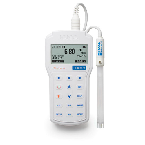  Hanna Instruments HI98162 Professional Portable Milk pH Meter 