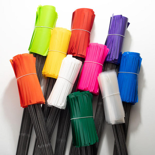  FlagShooter 33O, Plain Straight Marking Flags, 33in, Orange (1000 Per Box) 