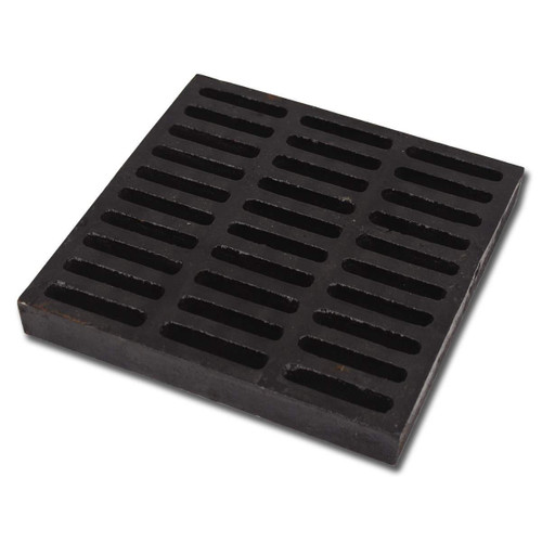  Polylok PDB-9GM Grate - 9in  Square Cast Iron Only 