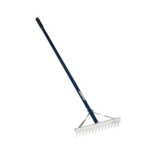  Seymour 16113, 14" Horse Trailer Rake, 50" Blue Aluminum Handle 
