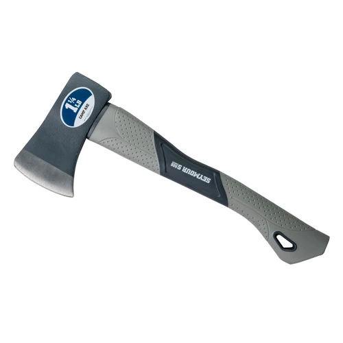  Seymour 41840, 1.25 lb Camp Axe with Cushion Grip and 16" Fiberglass Handle 